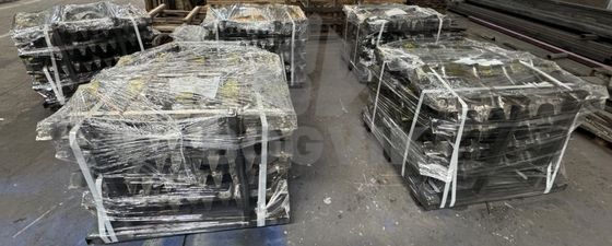 Μέρη μεταλλικών θρυμματιστών Σφυρίχτρα Μεγάλο σπαρακτήρα και κόπτες ράβδοι Αγκάθια Πλακέτες πλευρικών επένδυσης Καπάκια και καρφιά σφυριού Προστατευτές καρφιών