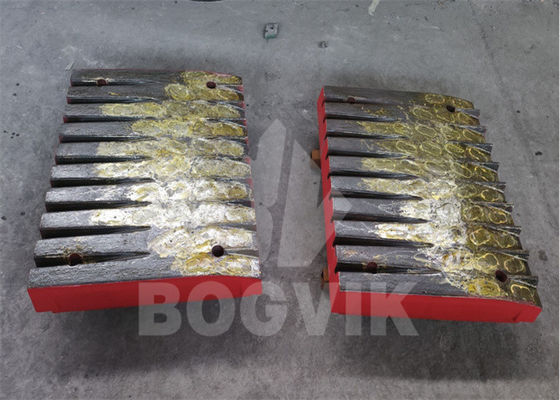 Μαγγάνιο με χρωμικό ένθετο C140 Πλάκα σαγόνι 2-3 φορές διάρκεια ζωής από το κανονικό σπαστικό μαγγάνιο
