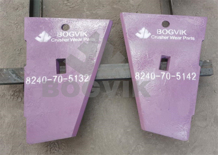 BR380 Σπαστικό σαγόνου Πλάκα κάτω μάγουλο L/H 8240-70-5132 Πλάκα κάτω μάγουλο R/H 8240-70-5142